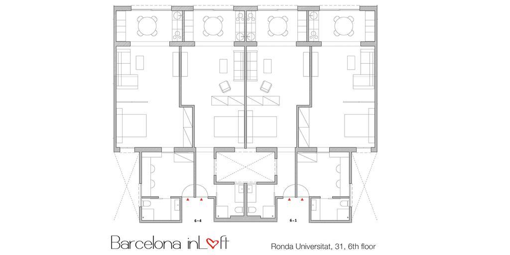 Apartmán Barcelona Inloft Exteriér fotografie